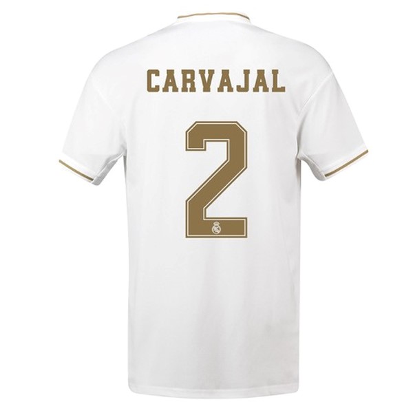 Camiseta Real Madrid NO.2 Carvajal 1ª 2019-2020 Blanco